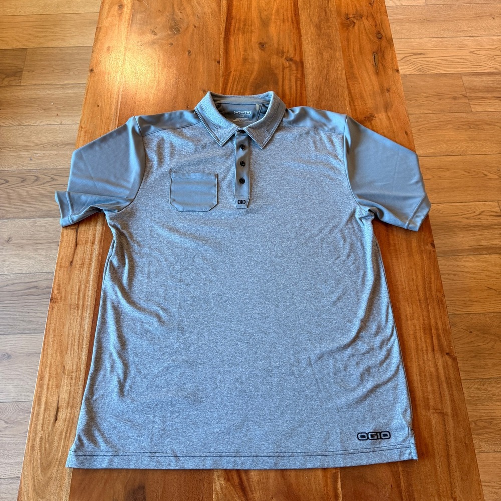 OGIO Men's Gray Polo Shirt Size L